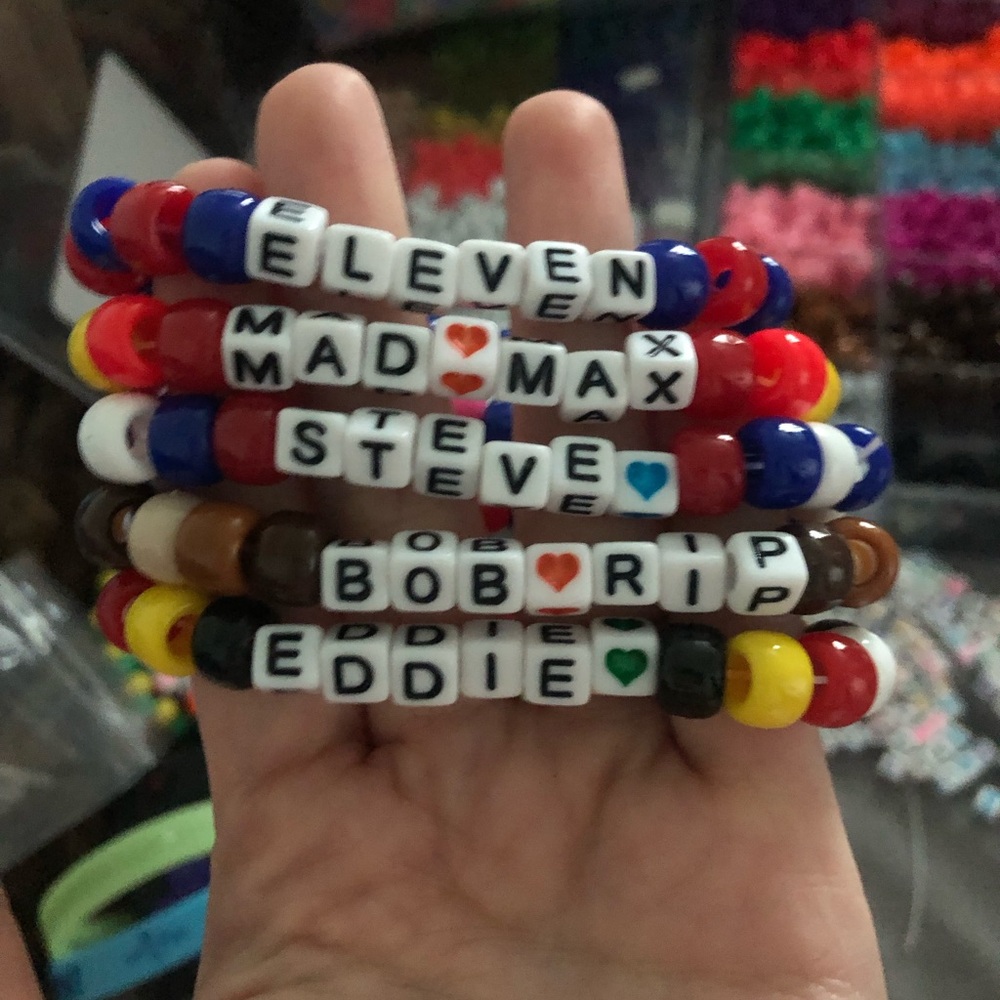 Stranger Things Theme bracelets.